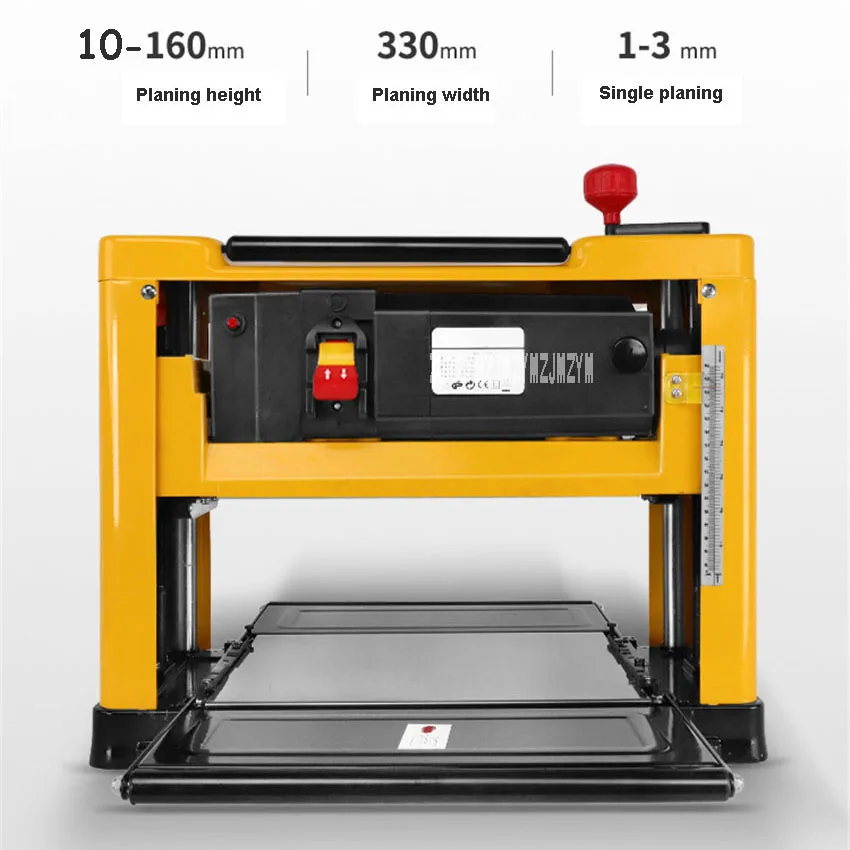 M1B-LS-3301 Электрический строгальный станок по дереву Многофункциональный 13-дюймовый деревообрабатывающий строгальный станок мелкая бытовая стол пластический строгальный станок 220V 2000W 8000r/мин