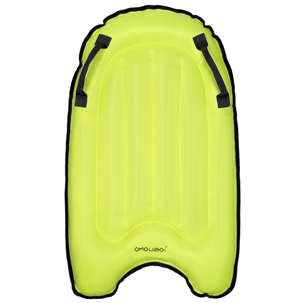 

Surfing Body Board Inflatable Pool Float Beach Surfing Buoy Board Swimming Floating Mat with Handles for Kids Adults
