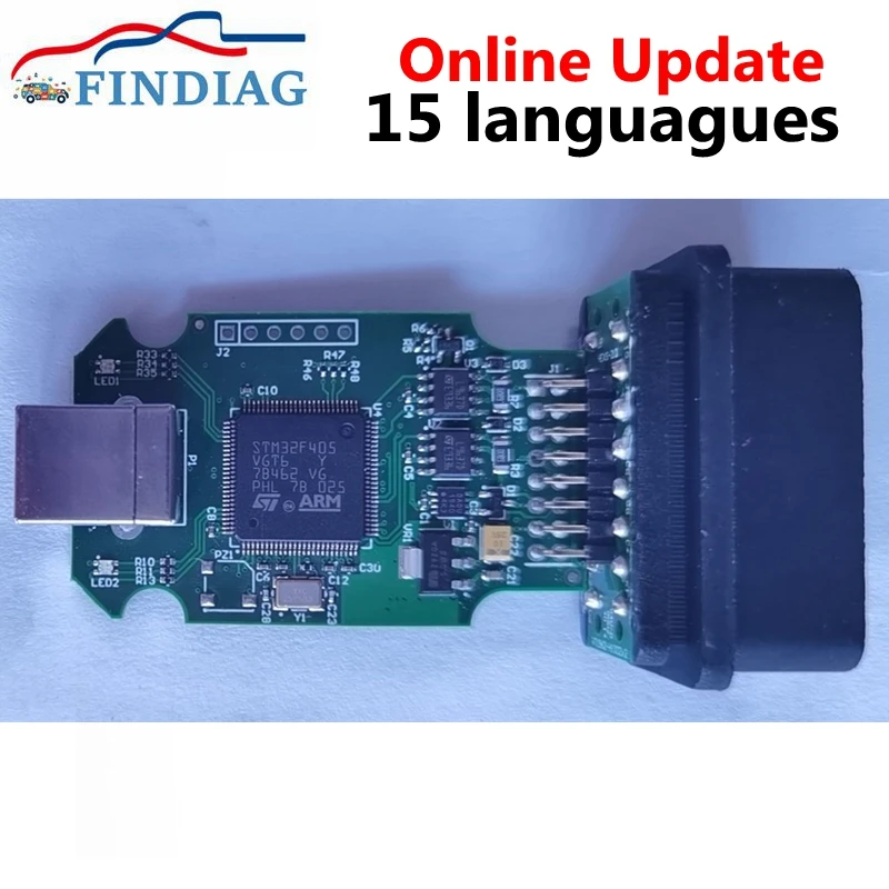Онлайн обновление новый чип 21 3.0 V2 STM32F405VGT6 OBDII интерфейс электрические тестеры K