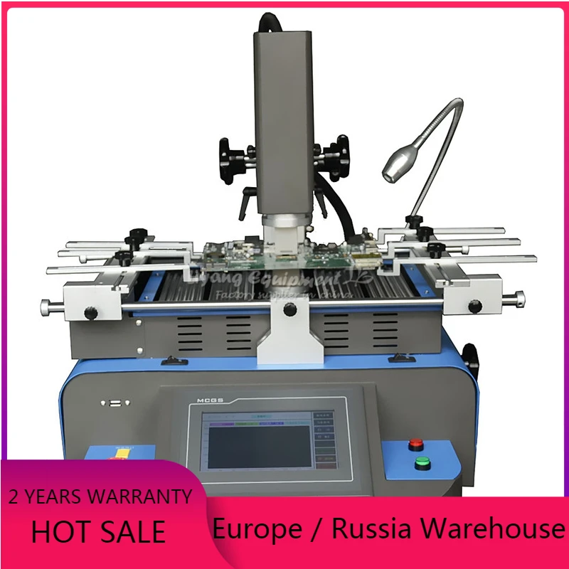 G580 Semi Automatic Solder 3 Zones Hot Air BGA Rework Machine for