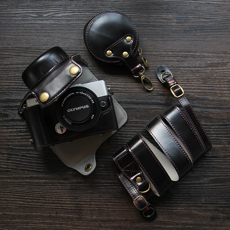 Olympus EP7 Case Luxury PU Leather Camera Case Bag For Olympus EP7