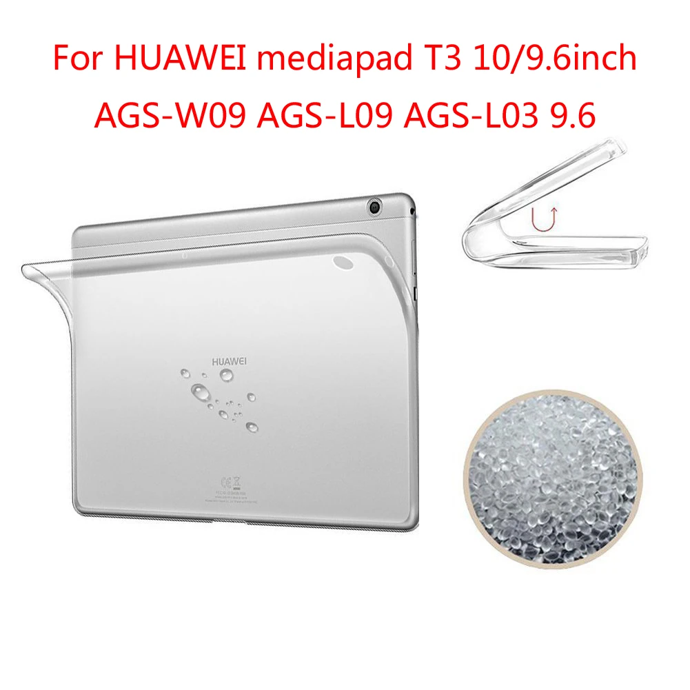 Чехол для huawei планшет mediapad T3 8 10 KOB-L09 KOB-W09 AGS-L09/L03 сверхтонкая жесткая накладка на заднюю панель чехол для huawei mediapad t3 10 чехол - Цвет: for huawei t3 10.0