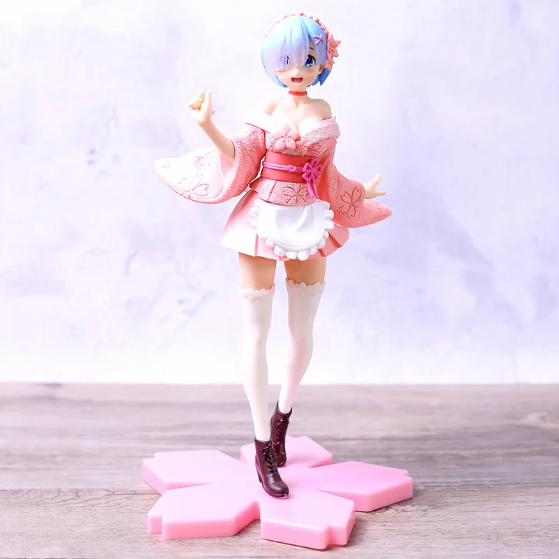 Ответ: начало жизни в другом мире от Zero Rem Sakura Ver. ПВХ фигурка Коллекционная модель