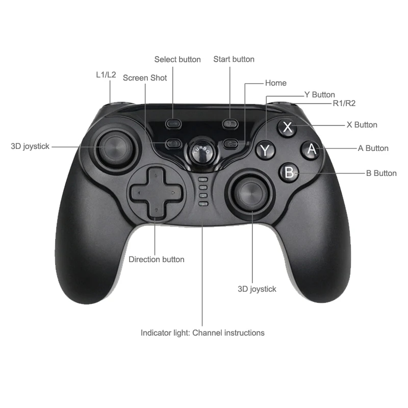 Беспроводной Bluetooth Gampead контроллер NS джойстик с поддержкой версии 5.1.0 переключатель Pro игровой контроллер для переключения