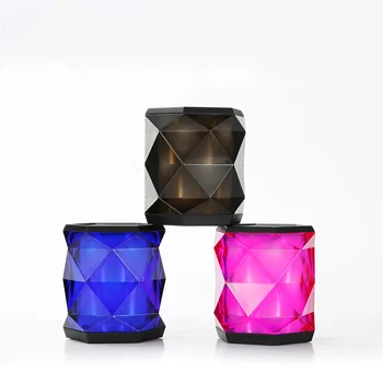 

Magic Crystal Diamond Coke Cans Colorful led Bluetooth Speaker Light Touch Card Mini Wireless Audio Subwoofer Bluetooth Speaker