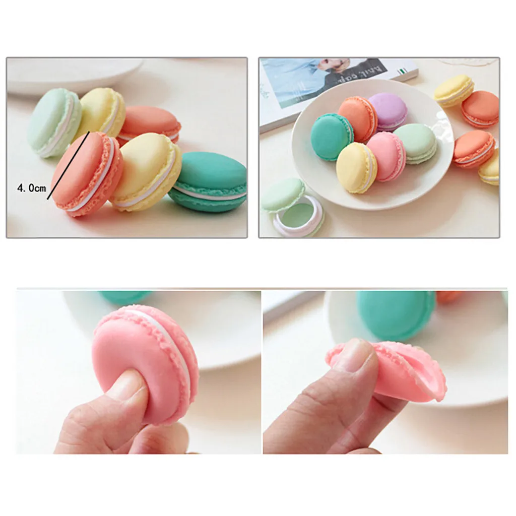 Коробка для хранения наушников Mini Macarons Shaped Ear Phone sd-карта кнопки Органайзер чехол для хранения Boite de Rangement Магнитная коробка для карт