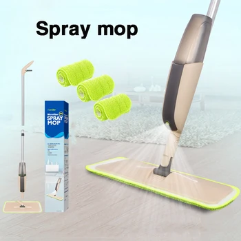

Magic Lazy Spray Mop Floor Mop with Reusable Microfiber Pads 360 Degree Handle Mop Home Kitchen all Types Floor Cleaning Mops