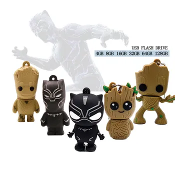 

usb flash 128gb pen drive 32gb usb stick 64gb 16gb 8gb 4g memory stick cartoon Super hero mini pendrive creative gift flash disk