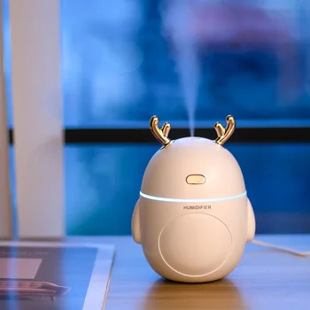 240 ミリリットルの空気加湿器エッセンシャルオイルディフューザー噴霧器オフィス USB ミュート 7 色光で車の加湿器車のアロマディフューザー