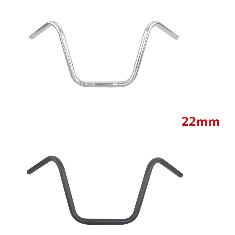22 мм 7/" Руль высокого гонщика тяга подходит для Harley Honda Yamaha Suzuki Кафе Racer Touring Drag style Bar