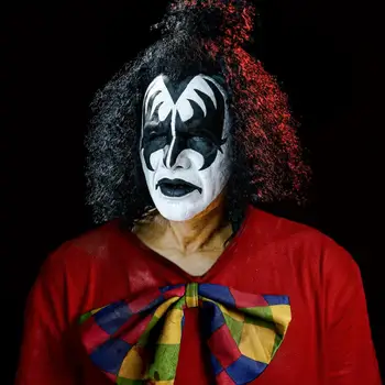 

Face Cover For Gene Simmons Halloween Unisex Face Cover Horror Latex Headgear Performance Prop For Gene Simmons Dropship