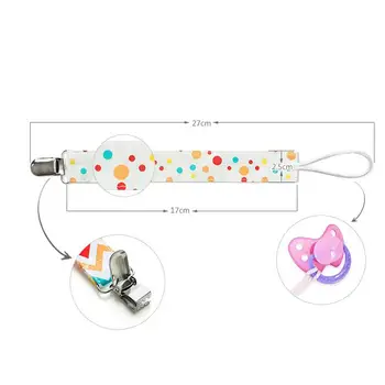 

Set Of 4 PCS Stylish Pacifier Clip High Quality Teething Ring Holder For 0-3 Years Old Babies