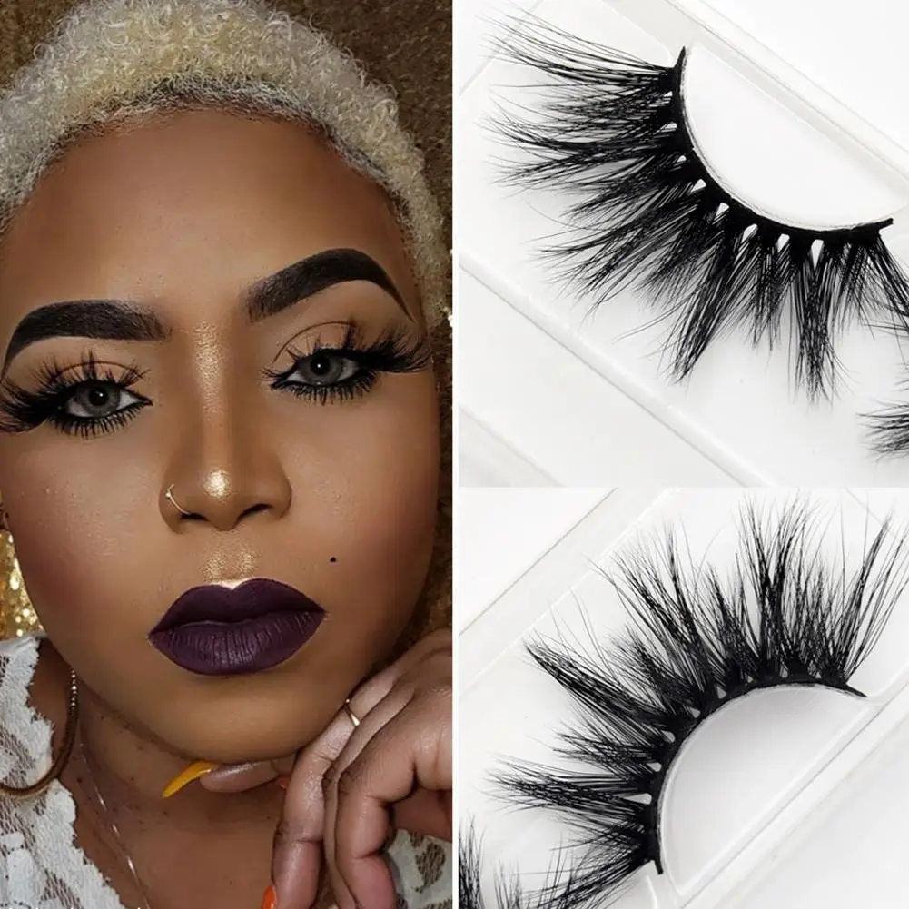 BellyLady 15 kinds 25mm Mink Eyelashes 3D Lashes Soft Dramatic Makeup Thick Long Eye Wispy Beauty | Красота и здоровье