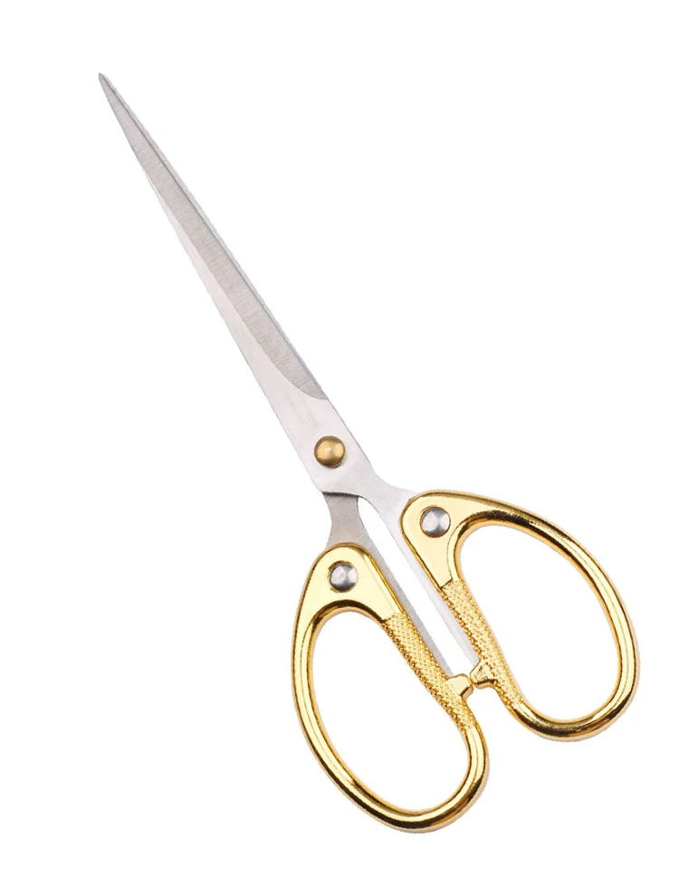 Sewing scissors tailor scissors craft scissors household scissors 1pc Professional Student Scissors Fabric Cutter Tailor's Scissors Household Stationery Office Sewing Tools DIY Nail Art
