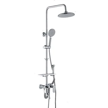 

Free shipping YUJIE ZHHY2043 copper body three-stage shower rain head set with spray gun