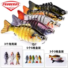 10cm Lure fishing lure Plastic hard bait 15.5g Knotty fish Lure bait 7 knots Bionic bait Swing the fish Swimming bait