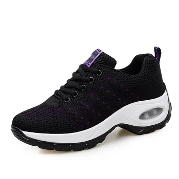 

Women Sneakers Mesh Running shoes Ladies Walking Dancing Casual Comfortable Outdoor Air Cushion Breathable Footwear Lace up
