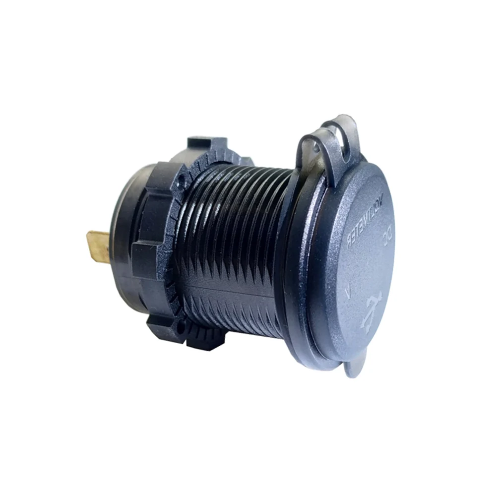 12 V-24 V Dual USB Автомобильное зарядное устройство гнездо Зарядное устройство адаптер розетки Мощность светодиодный вольтметр с вкл/выключения сенсорный выключатель лампы для автомобилей мотоциклов ATV Лодка