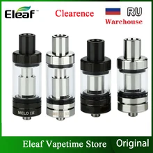 Clearence 4 мл Eleaf Melo 3/Melo 3 Mini 2 мл распылитель с верхним наполнением контроля воздушного потока Vape бак для iStick Pico/IKonn 220
