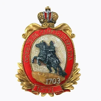 

Hand-painted Bronze Statue of St. Petersburg, Russia 3D Fridge Magnets Travel Souvenirs Refrigerator Magnetic Sticker Gift