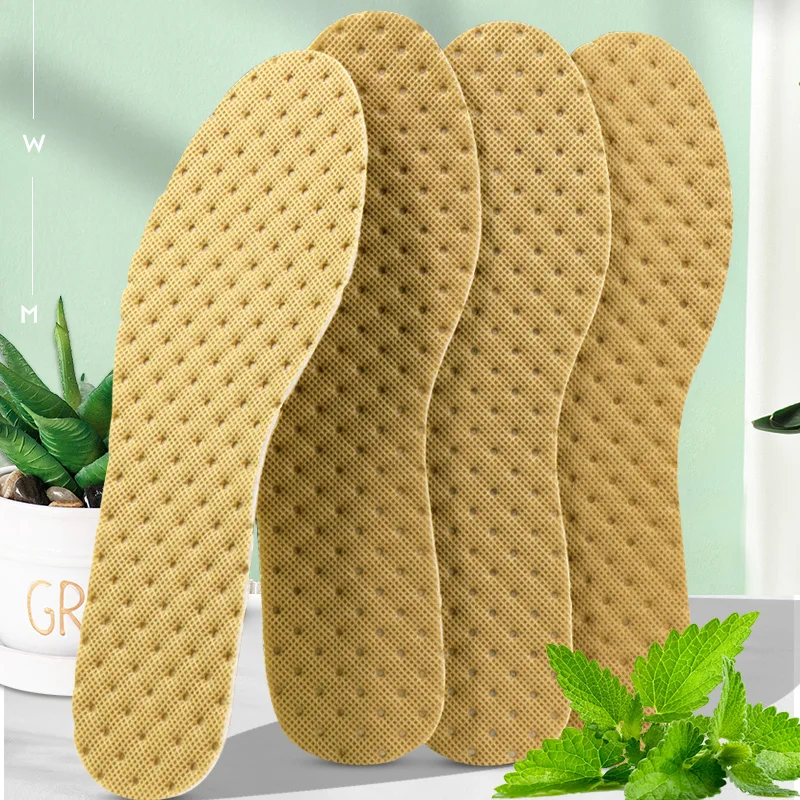 Plantillas deportivas para hombre y mujer, plantilla desodorante ligero, transpirable, absorbente del sudor, carbón de bambú, 5 pares