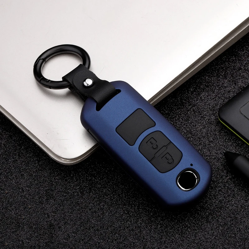 Fashion ABS+Silica gel Carbon fiber Car Remote Key Case Cover For Mazda 2 3 6 Axela Atenza CX-5 CX5 CX-7 CX-9 2014 2015 up key case key case cover car key shell