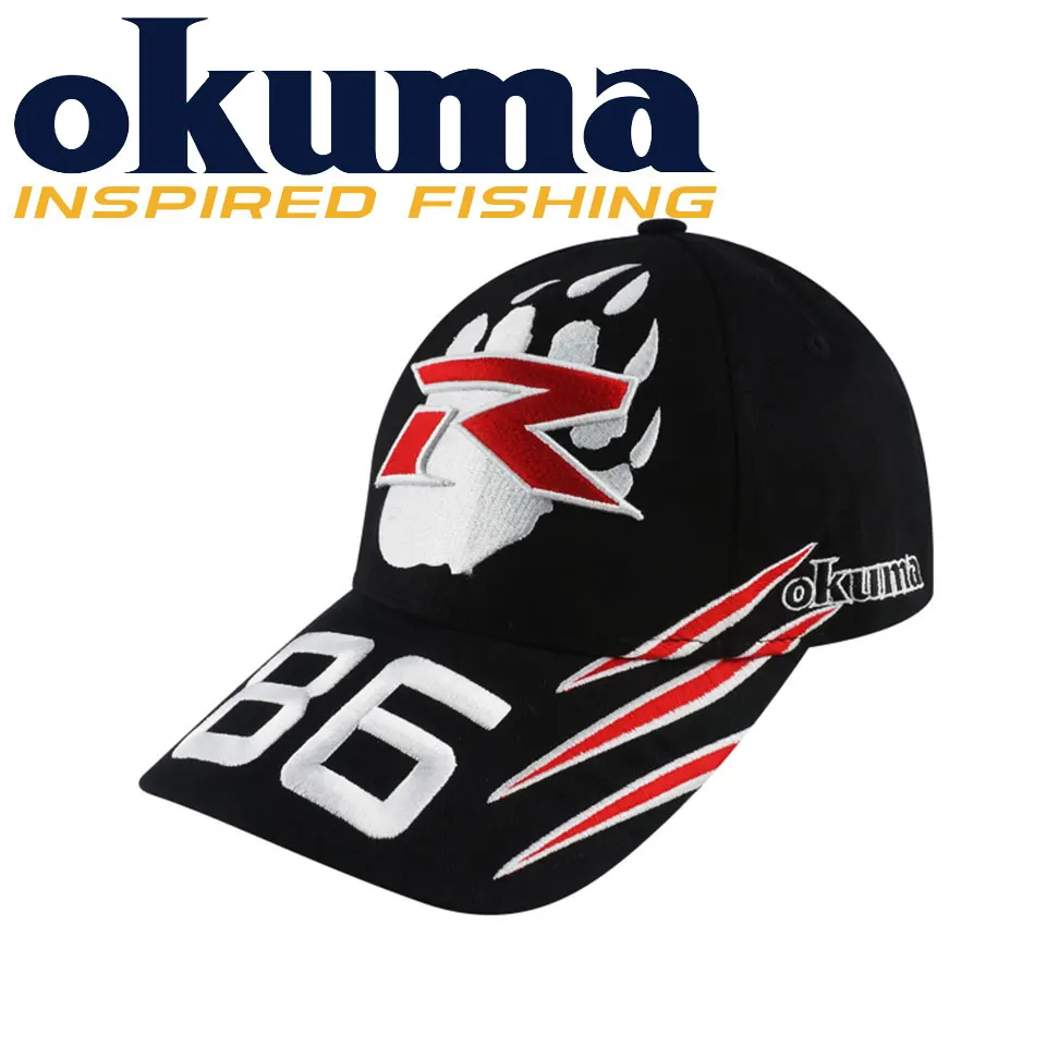 Original Okuma Fishing Hat Fishing Scarf Cap Outdoor Hat 100% Cotton Sunhat  Breathable Soft Adjustable Size - Fishing Caps - AliExpress