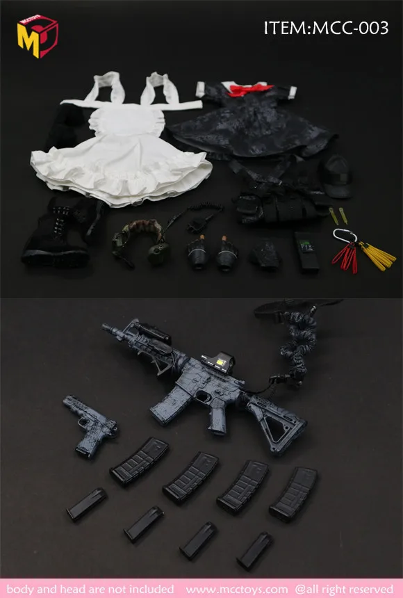 Long Stockings MC Toys Action Figures 1/6 Scale Armed Maid 