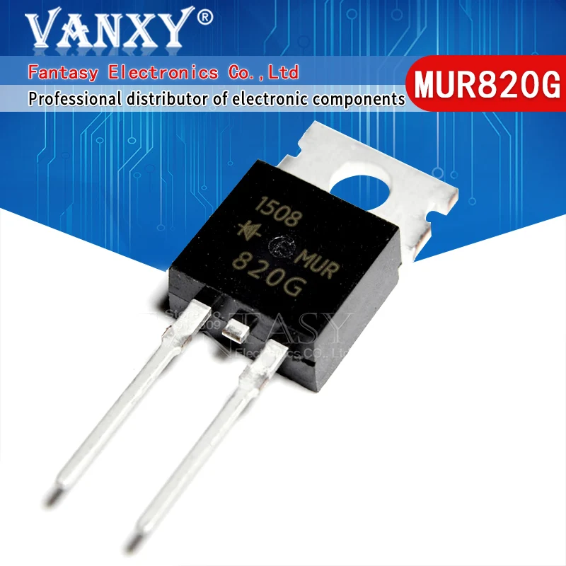 10 шт. MUR820G TO220 2 MUR820 TO 220|Интегральные схемы| |