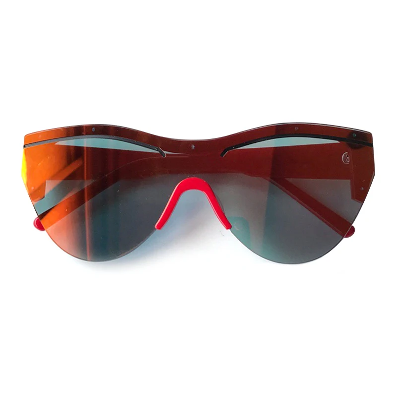 No.7 sunglasses Женские солнцезащитные очки в полуоправе, брендовые дизайнерские солнцезащитные очки, мужские оттенки - Цвет линз: No.7 sunglasses