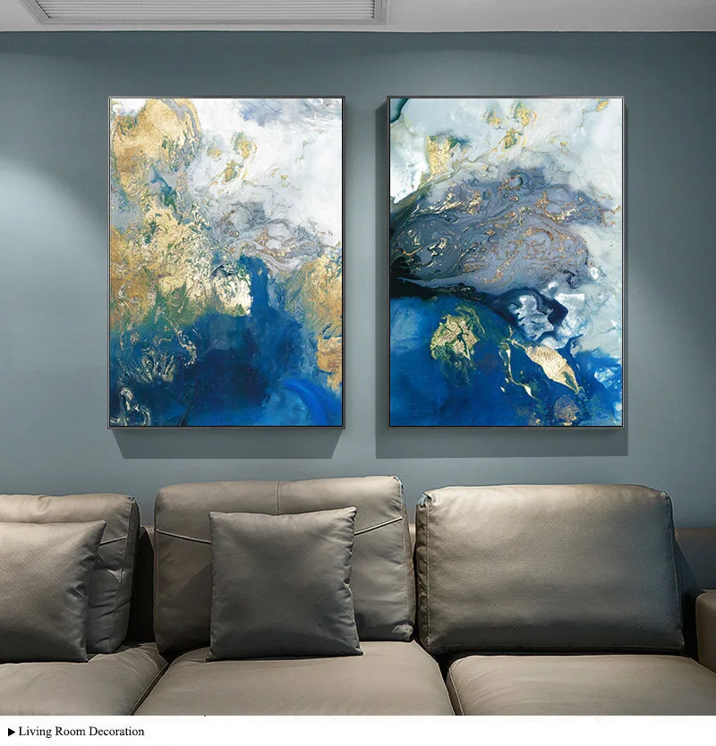 Abstract Ocean Wall Poster