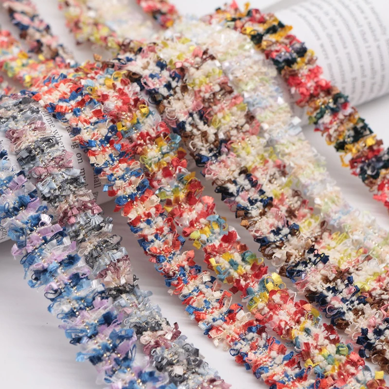 H786 1.5cm 2Y New Fashion Woolen Lace Trim Ribbon For Dress Garment Edging Bag Decoration Accessories Bow For Lace Ribbon Lace Garment Accessories Lace Sewing Supplies Lace Decoration Lace Accessories Lace Sewing Accessories Clothing Accessories