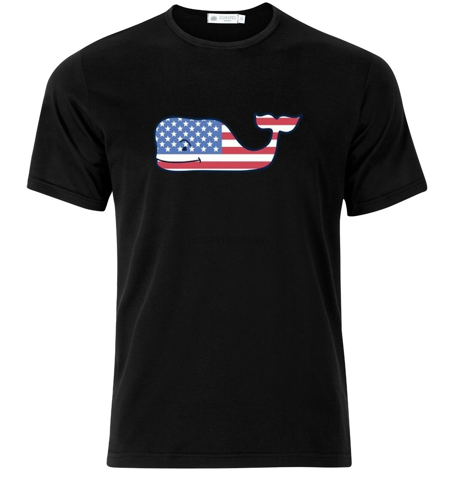 Vineyard Vine American Flag Black T-Shirt - Available M L XL |