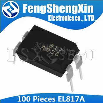 

100PCS EL817A DIP4 EL817 DIP PC817A PC817 A 4 PIN DIP PHOTOTRANSISTOR