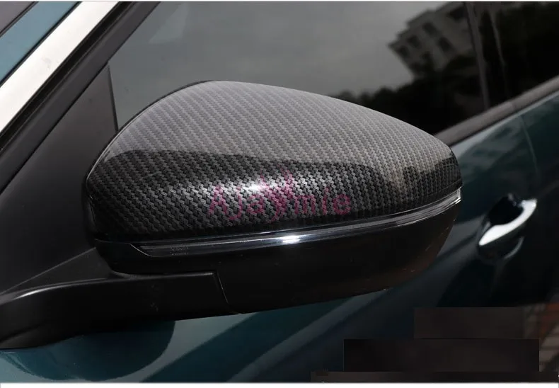 Для Peugeot 5008 3008 2017 2018 углеродное волокно цвет боковое крыло зеркальное покрытие
