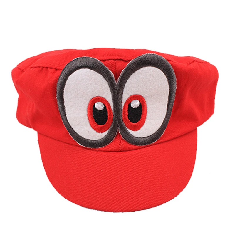 Аниме-шляпа Марио Snapback аниме шапка Марио Супер Марио для косплея Odyssey шляпа козырек бейсболка мультфильм глаз украшения