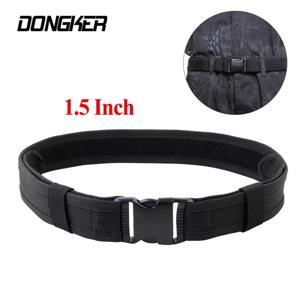 

Airsoftsports 1000D Nylon 130CM 1.5 Inch Tactical Belt Military Equipment Brand Outdoor Belt solid Army Male Belts Cummerbunds