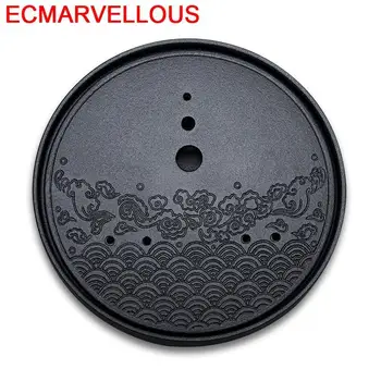 

Accessories Dienbladen Puer Table Te Chino Set Plateau De Service Vassoio Da Portata Gongfu Holder Kung Fu Chinese Tea Tray