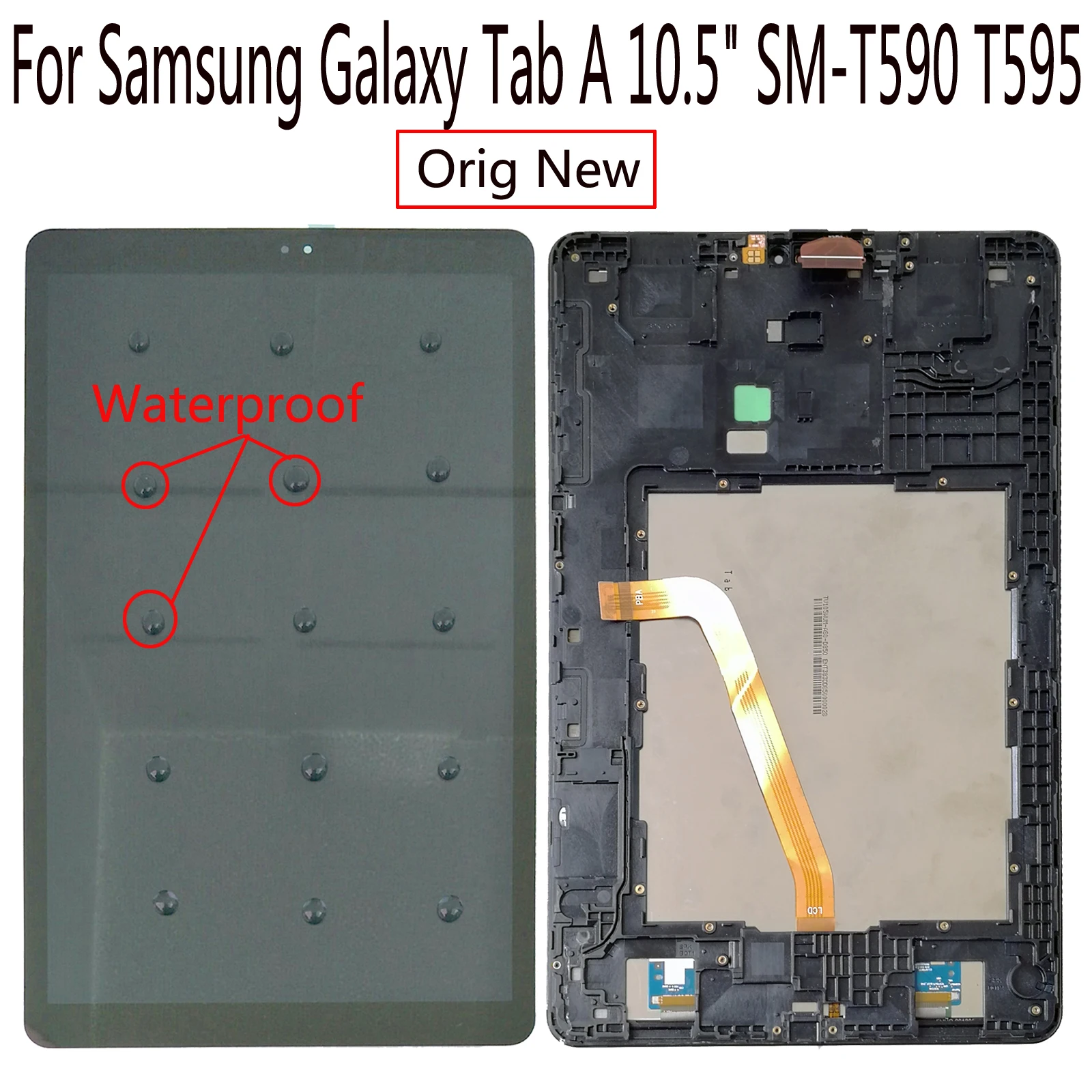 Shyueda 100% Оригинальный Для Samsung Galaxy Tab A 10 5 дюйма SM-T590 T595 ЖК-дисплей с сенсорным