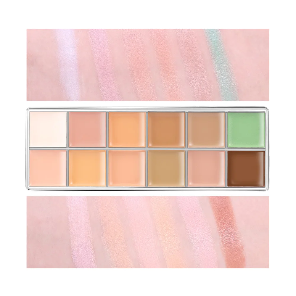 O.TWO.O Concealer Palette Prime Cream Paleta De Corretivo Profissional Cosmetic Camouflage Concealer Palette Face Makeup
