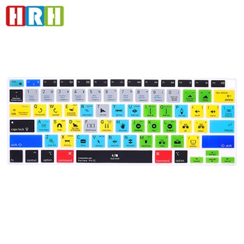 

HRH Premiere Pro CC Shortcut Hotkey Keyboard Cover Skin For MacBook 2020 New 13.3 Air A2179 US Keyboard Protective Film