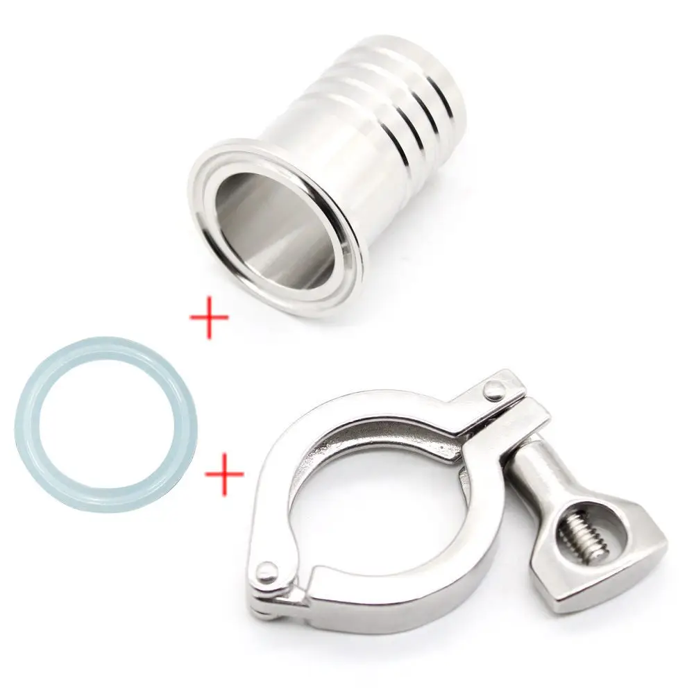 

SS304 Sanitary Hose Barb Pipe Fitting Tri Clamp Type Ferrule Stainless Steel