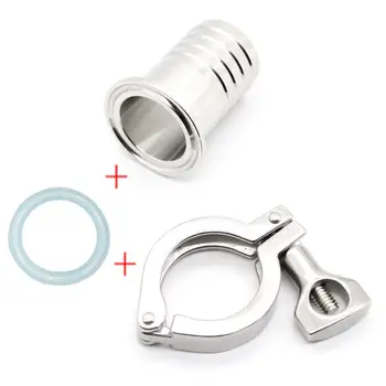 

SS304 Sanitary Hose Barb Pipe Fitting Tri Clamp Type Ferrule Stainless Steel