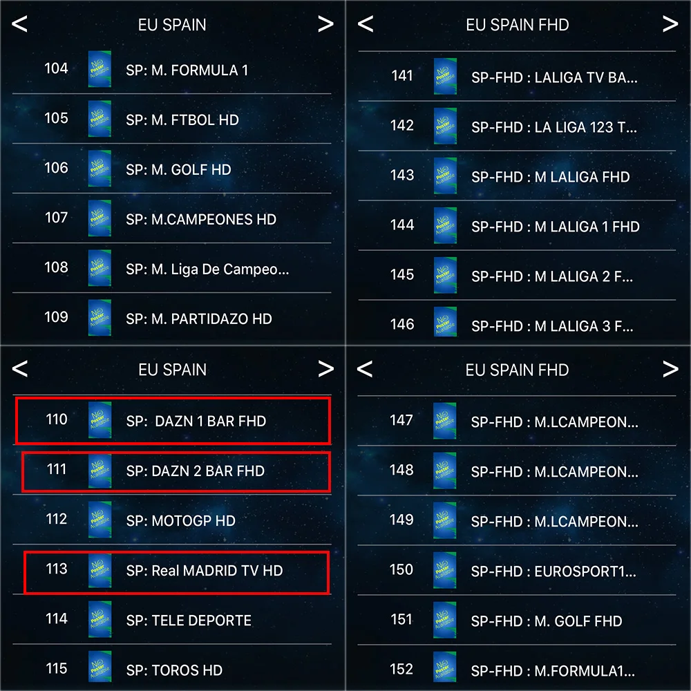 Европа IP tv Испания m3u подписка испанский DAZN Movistar Спорт кинотеатр коробка офис для Смарт ТВ коробка Android 9,0 H96 Max SSIP tv MAG