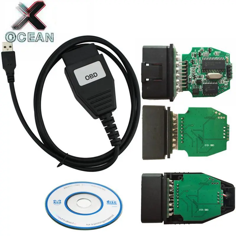 Для FoCOM устройства OBD USB интерфейс для Ford VCM OBD диагностический кабель сканера Поддержка многоязычного профессионального устройства