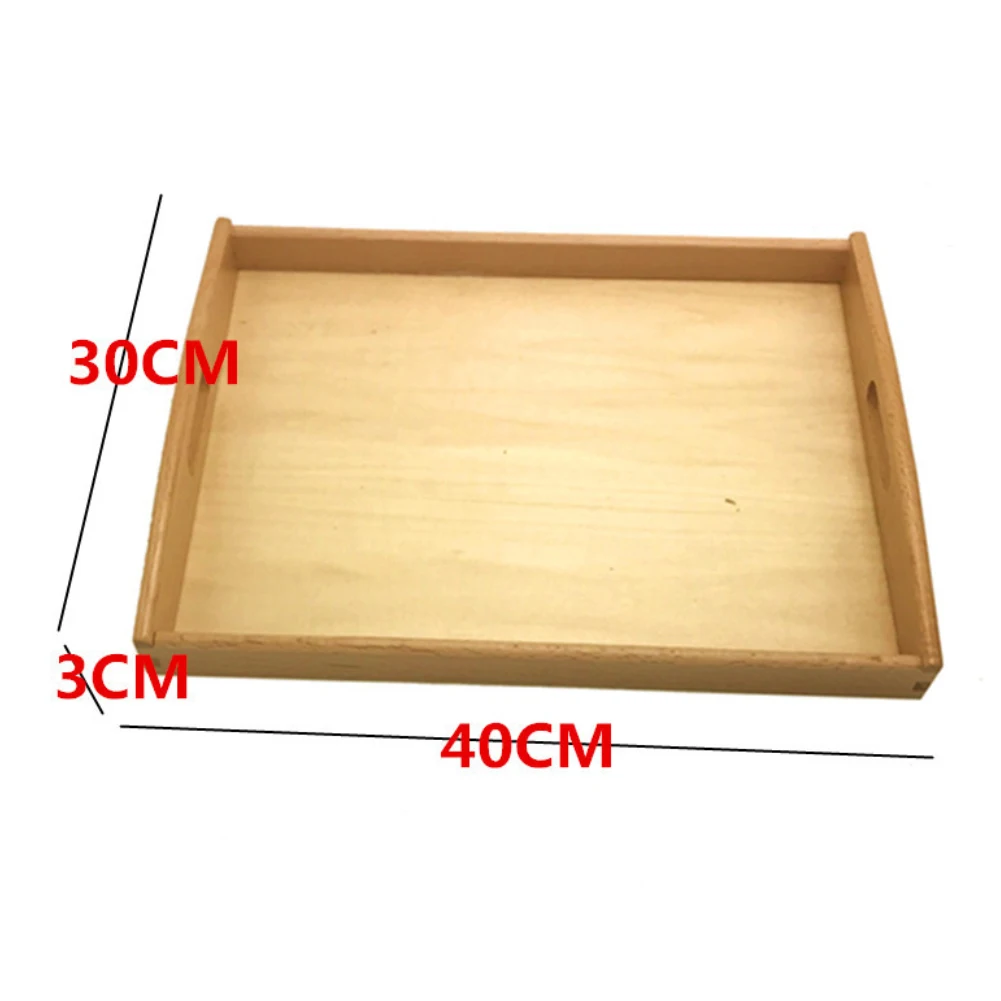  Montessori Wooden Tray Organizer Early Teaching Aid Preschool Kids Education Toy For Children Kids  - 10000039186100