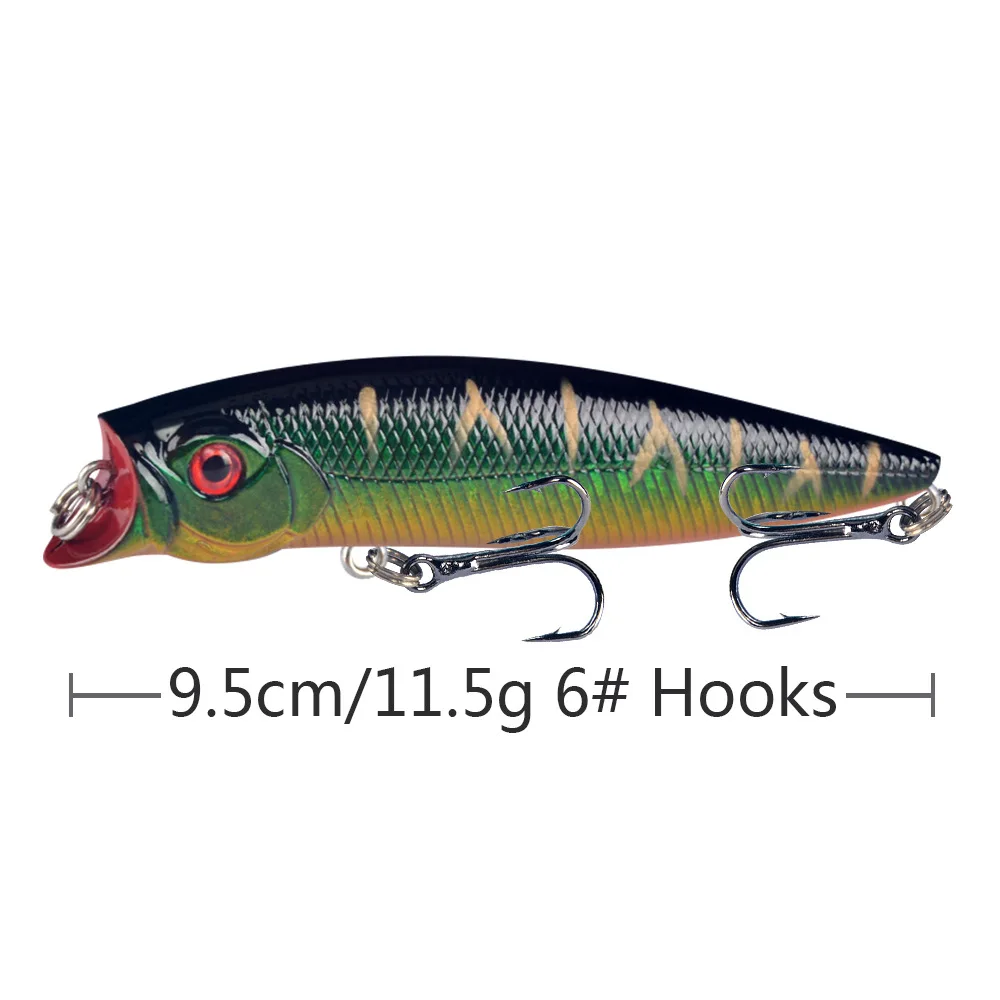 Hard Popper Fishing Lures Bass Baits