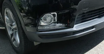 

ABS chrome front and rear fog light cover trim for Toyota Highlander 2015 2016 2017