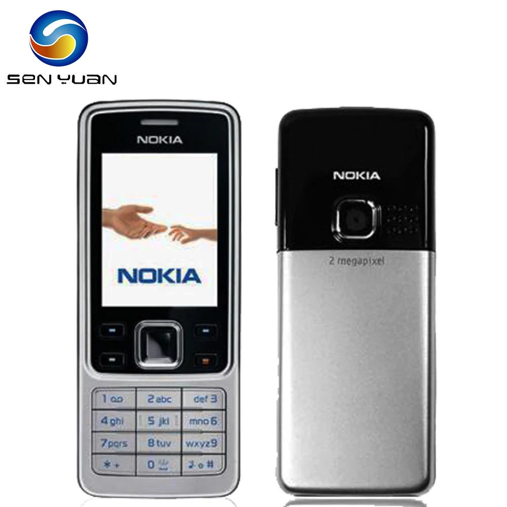 Оригинальный разблокированный Nokia 6300 2MP GSM Поддержка русской и арабской