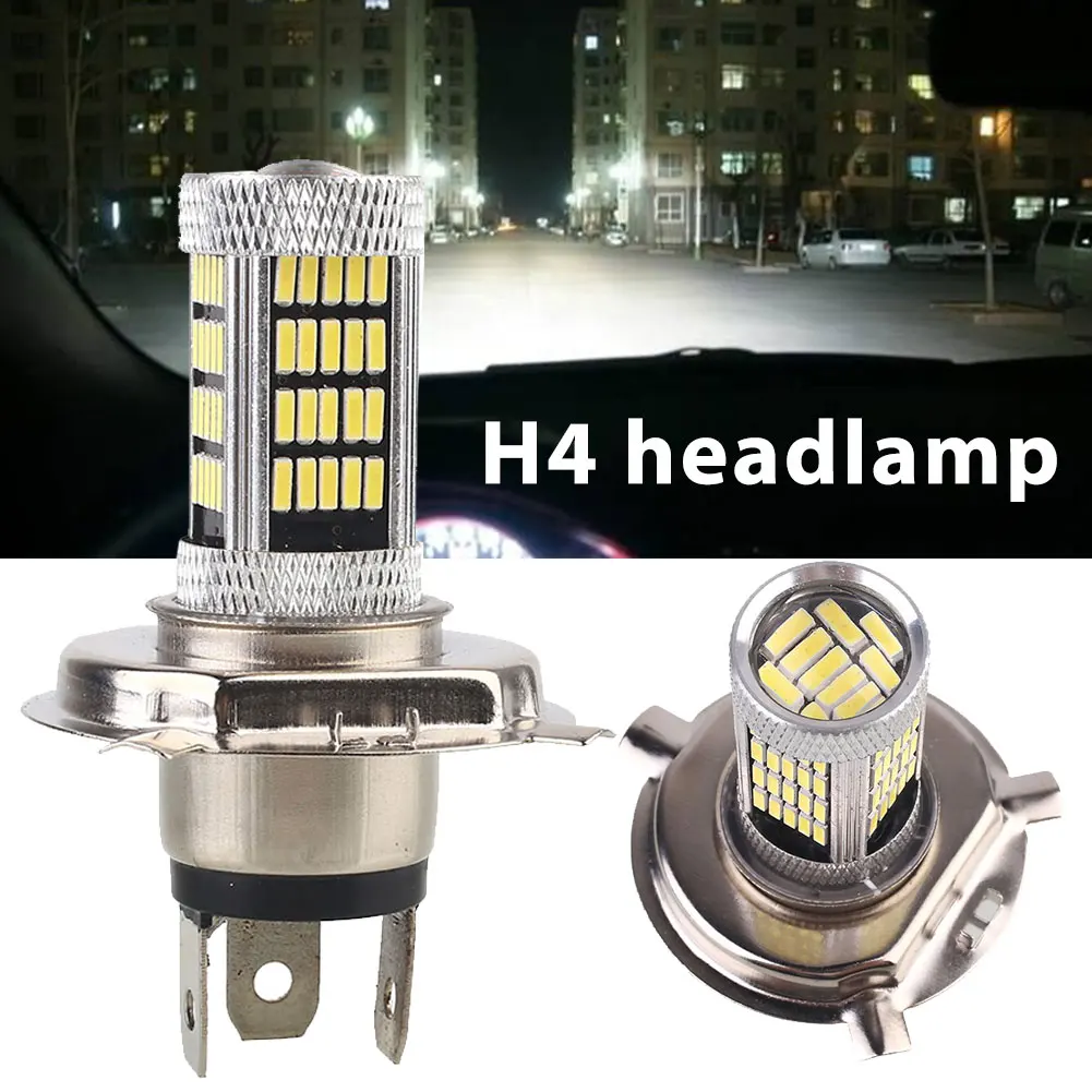 4014 92SMD H4 фар автомобиля светодиодный фар Сверхяркие лампы передней фары Универсальный противотуманный фонарь светодиодная мотоциклетная фара